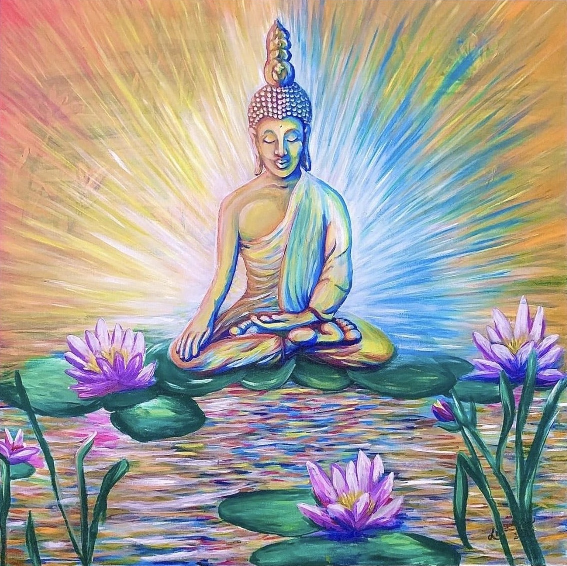 Buddha painting