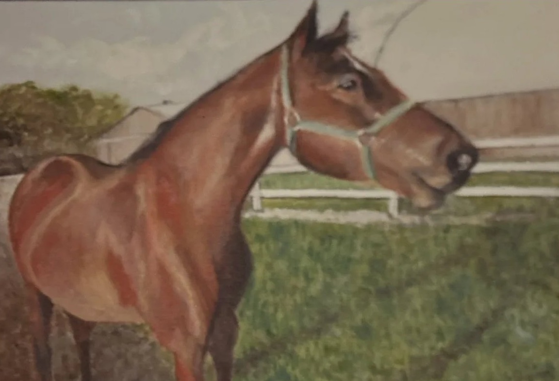 Hey Horsey painting