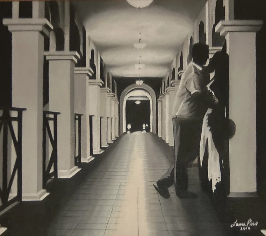 Love Black and White painting