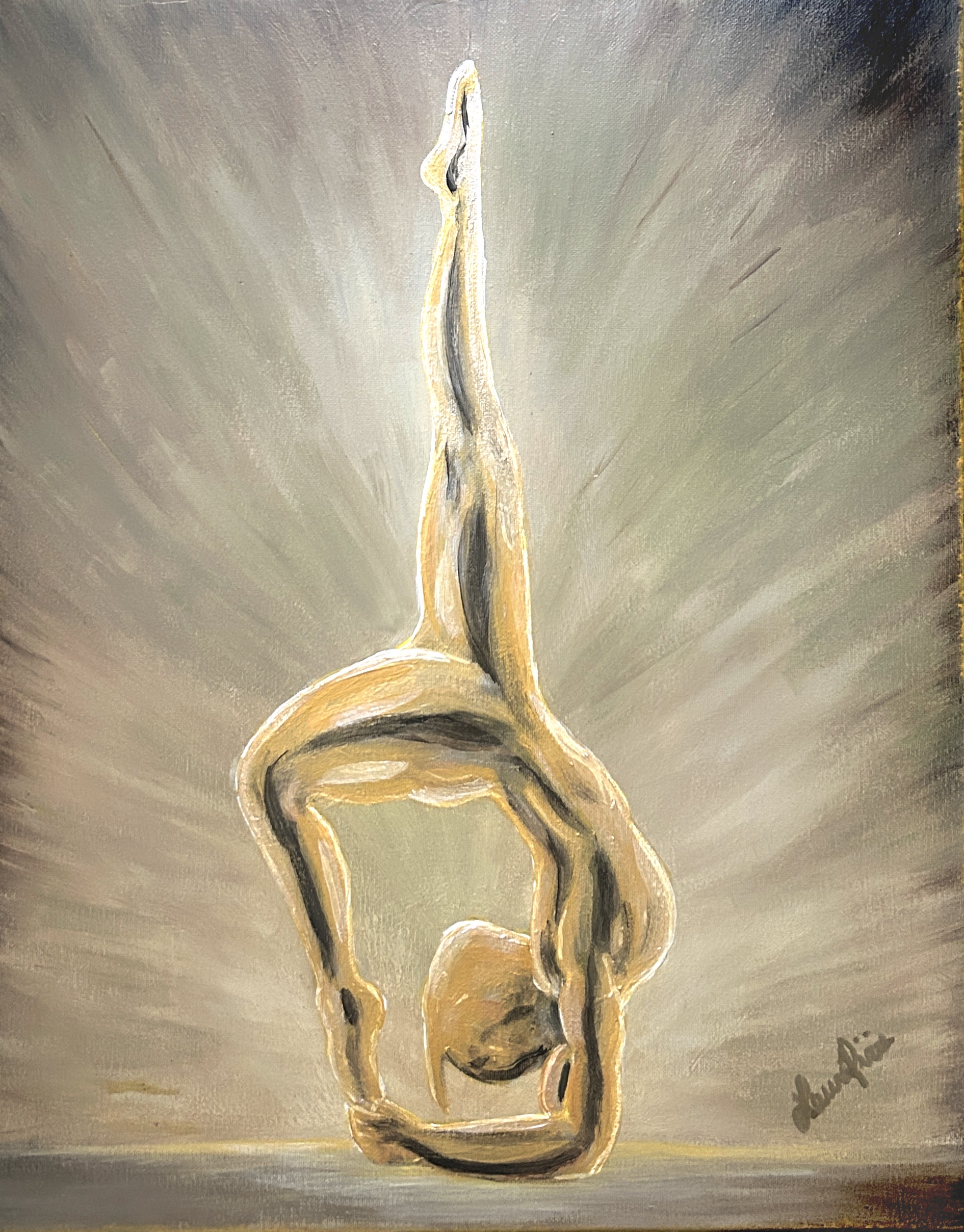 Yoga Balance painting